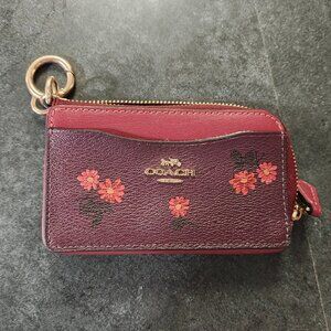 Coach Multifunction Card Case With Country Floral Print CM971